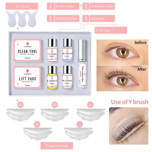 Long, Curled & Lifted Lashes for Weeks – Instant Lash Lift Kit to Enhance Your Beauty