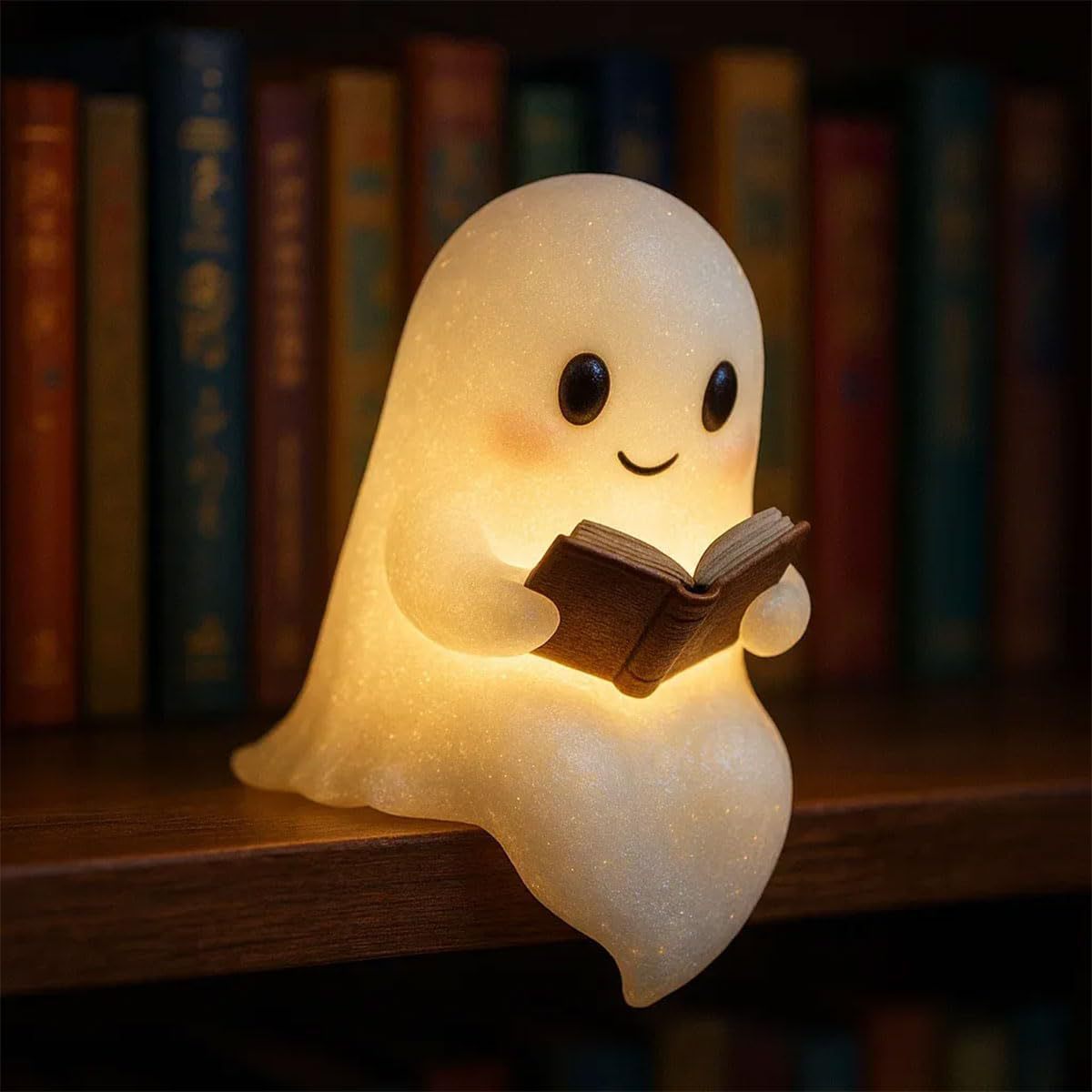 Kawaii Ghost Bedside Light – Kids Sleep Night Lamp