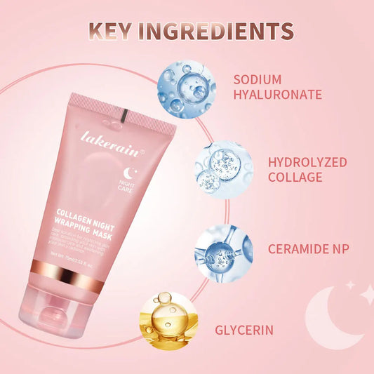 Korean Collagen Glow Mask – Lift, Firm & Rejuvenate While You Sleep