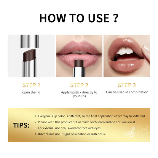 Black Honey Lipstick – Long-Lasting, Moisturizing & Natural Lip Plumper