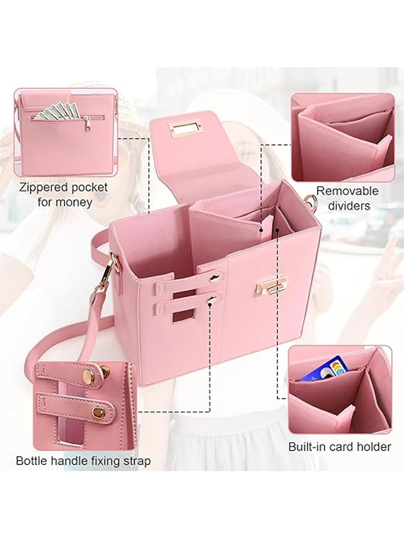 Universal Outdoor Crossbody Water Bottle Holder – Portable & Multifunctional